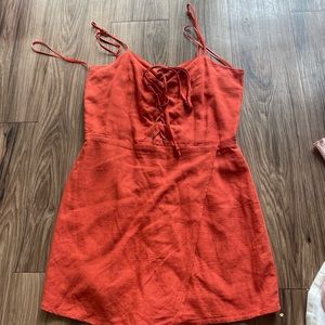 Size S orange romper